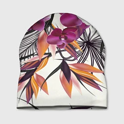 Шапка Fashion Flowers, цвет: 3D-принт