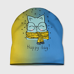 Шапка Happy Day, цвет: 3D-принт