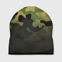 Шапка Военный камуфляж, цвет: 3D-принт