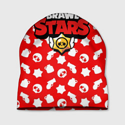 Шапка Brawl Stars: Red & White