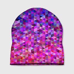 Шапка Треугольники мозаика пиксели