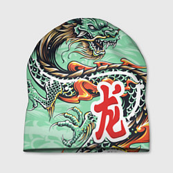 Шапка Изумрудный дракон, цвет: 3D-принт