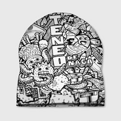 Шапка Doodle граффити, цвет: 3D-принт