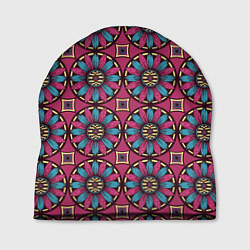 Шапка Африканский цветочный узор, цвет: 3D-принт