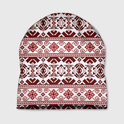 Шапка Русские народные узоры, цвет: 3D-принт