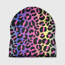 Шапка Neon Leopard Pattern, цвет: 3D-принт