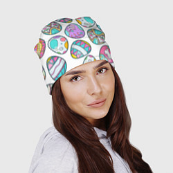 Шапка Пасхальные яйца, цвет: 3D-принт — фото 2