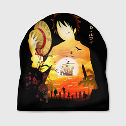 Шапка Силуэт Луффи One piece, цвет: 3D-принт