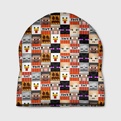 Шапка MINECRAFT КУБИКИ ПЕРСОНАЖИ, цвет: 3D-принт