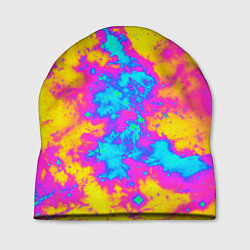 Шапка Яркая абстракция космических красок, цвет: 3D-принт