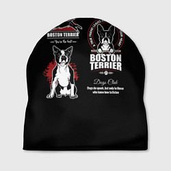 Шапка Бостон-Терьер Boston Terrier, цвет: 3D-принт