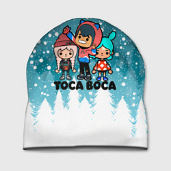Шапка Новогодний Toca Boca, цвет: 3D-принт