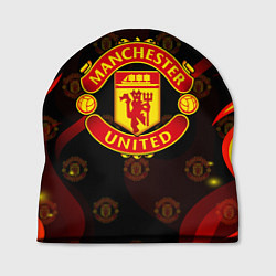 Шапка MANCHESTER UNITED FIRE STYLE SPORT ПЛАМЯ, цвет: 3D-принт