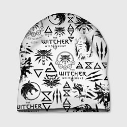 Шапка THE WITCHER LOGOBOMBING ЧЁРНО БЕЛЫЙ ВЕДЬМАК ПАТТЕР