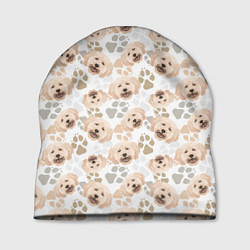 Шапка Собака Пудель - Poodle, цвет: 3D-принт