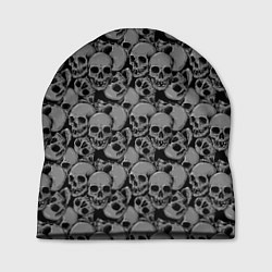 Шапка Gray skulls