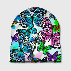 Шапка Рой цветных бабочек, цвет: 3D-принт
