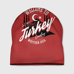 Шапка Турция - Turkey, цвет: 3D-принт