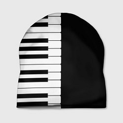 Шапка Черно-Белое Пианино Piano