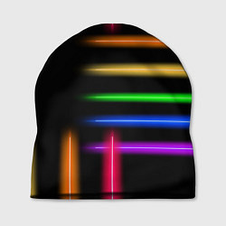 Шапка Неоновое свечение Minimalism Neon, цвет: 3D-принт