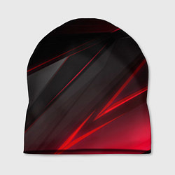 Шапка Красно-черный фон, цвет: 3D-принт