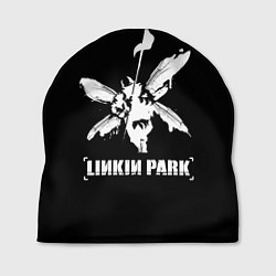 Шапка Linkin Park белый, цвет: 3D-принт