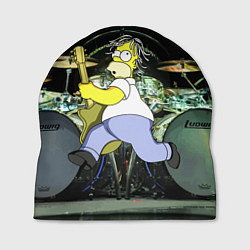 Шапка Гомер Симпсон - рок гитарист, цвет: 3D-принт