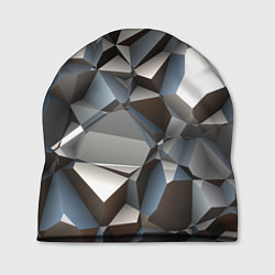 Шапка Полигональная скальная текстура - объём, цвет: 3D-принт