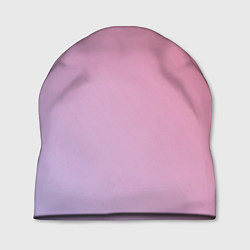 Шапка Градиент - розовая пастель