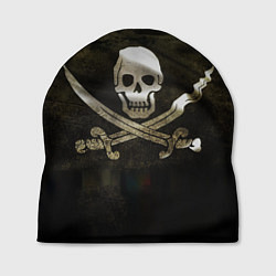 Шапка Пиратский флаг - череп с ножами