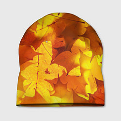 Шапка Осенние золотые листья