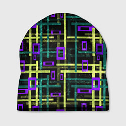 Шапка Геометрический узор с мраморной текстурой, цвет: 3D-принт