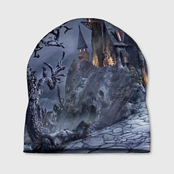 Шапка Старый заброшенный замок - Halloween, цвет: 3D-принт