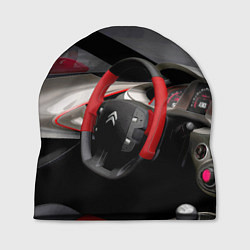 Шапка Ситроен - салон - Steering wheel, цвет: 3D-принт