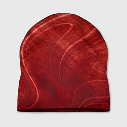 Шапка Текстура - Red wave, цвет: 3D-принт