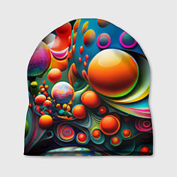 Шапка Абстрактные космические шары, цвет: 3D-принт