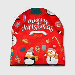 Шапка Merry christmas art