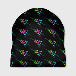 Шапка Colored triangles