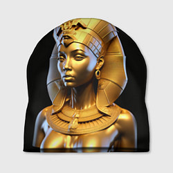 Шапка Нейросеть - золотая египетская богиня, цвет: 3D-принт