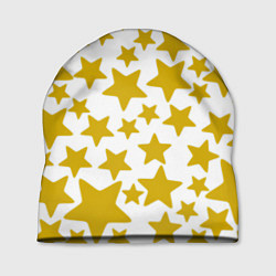 Шапка Жёлтые звезды, цвет: 3D-принт