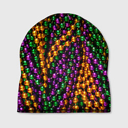 Шапка Разноцветные буссы, цвет: 3D-принт