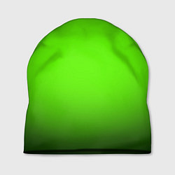 Шапка Кислотный зеленый с градиентом