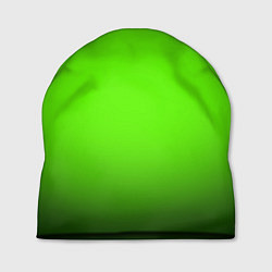 Шапка Кислотный зеленый с градиентом, цвет: 3D-принт
