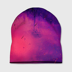 Шапка Фиолетовый космос, цвет: 3D-принт