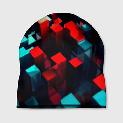 Шапка Digital abstract cube