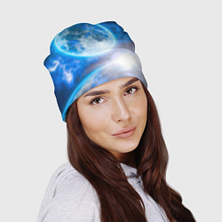Шапка Планета сияет, цвет: 3D-принт — фото 2