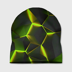 Шапка Разлом неоновых плит, цвет: 3D-принт