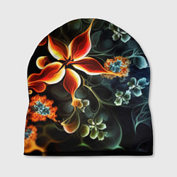 Шапка Абстрактные цветы, цвет: 3D-принт