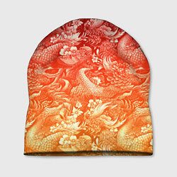 Шапка Огненная татуировка с элементами дракона, цвет: 3D-принт