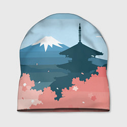 Шапка Вид на Фудзияму - Япония, цвет: 3D-принт